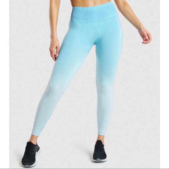 Gymshark Pants - Gymshark Blue Adapt Ombre Leggings
